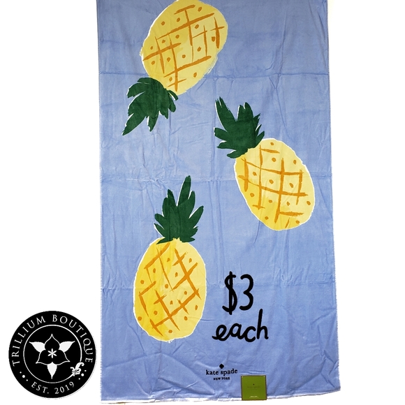 Kate Spade Beach Towel 40 Inches × 70 Inches NWT! - Picture 2 of 5